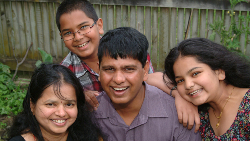 Paramsothy and his family living in Palmerston North